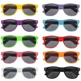 Wrap Assorted Random Colors Classic Style Party Sunglasses - One Dozen - CG116KH9M0N $43.59