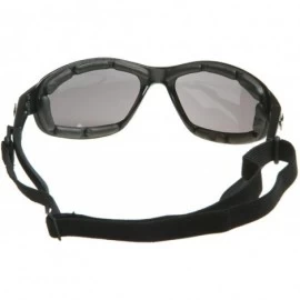Sport Men's Wind Resistant Motorcycle Wrap 57mm Sunglasses - Black - CT11KH67QXD $20.35