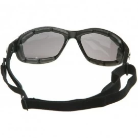 Sport Men's Wind Resistant Motorcycle Wrap 57mm Sunglasses - Black - CT11KH67QXD $10.84