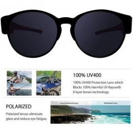 Oversized Oversized Fit Over Sunglasses Wear over Prescription Eyeglasses with Polarized Lens for Man Woman Driving Fishing -...