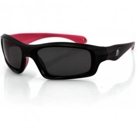 Goggle EZSE002 Seattle Sunglass - Black/Pink Frame With Smoked Lens - CS11I3XR5SN $33.09