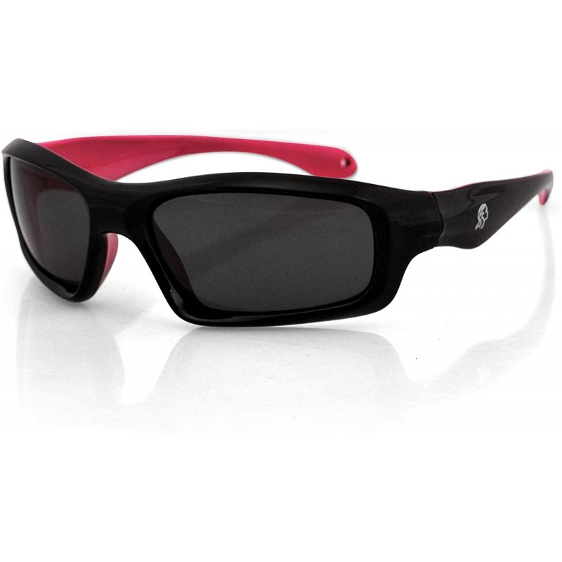 Goggle EZSE002 Seattle Sunglass - Black/Pink Frame With Smoked Lens - CS11I3XR5SN $38.45