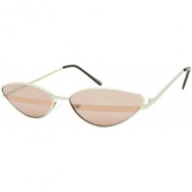 Cat Eye Micro Metal Cat Eye Sunglasses - Red - CG197XOMM7M $29.72