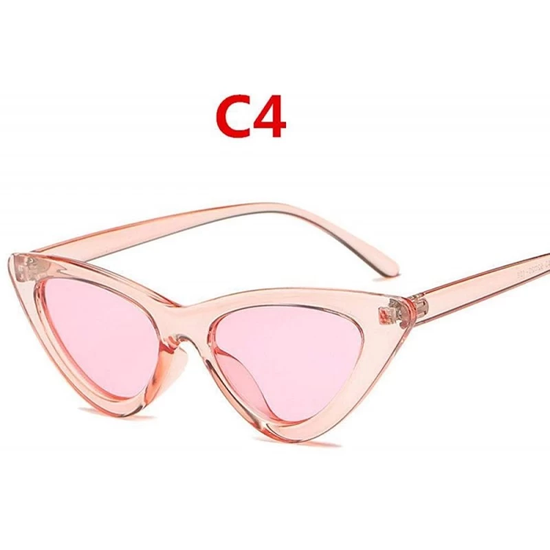 Aviator 2019 Fashion Sunglasses Woman Brand Designer Vintage Retro Triangular Cat C9 - C4 - CH18YZW6C25 $10.93