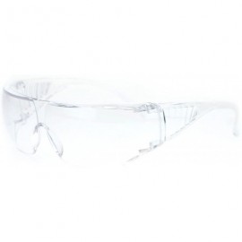 Goggle Fit Over Goggle Sunglasses Safety Glasses Wear Over Prescription - Clear - CH126HILMON $12.04