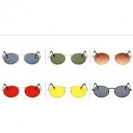 Oval Oval Sunglasses Women Men Retro Aolly Women Sun Glasses Men Ladies Eyewear 4 - 5 - CF18XEC64NA $9.87