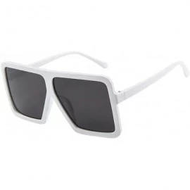 Square Oversized Sunglasses Polarized Fashion - Green - C019648Q6ER $10.17