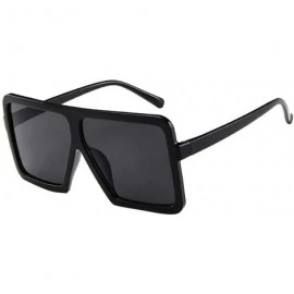Square Oversized Sunglasses Polarized Fashion - Green - C019648Q6ER $10.17