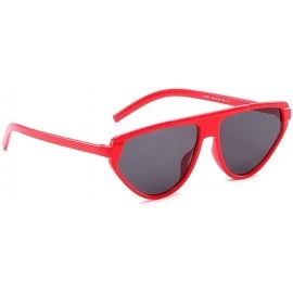 Sport New Fashion Copy Sunglasses Metal Multi-Color Frame Ladies Sunglasses Mirror New Large Glasses - CH18T2ILZ8N $16.77