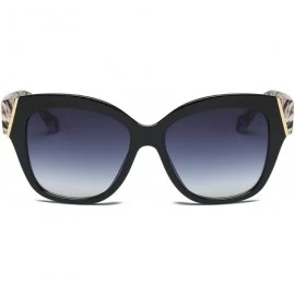 Rectangular Trendy Fashion Sunglasses Eyeglasses for for Travel Shopping S1038 - C3 - CB18GR29YQI $12.56