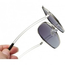 Butterfly Sunglasses of Women's Polarized Antiglare Anti-ultraviolet Fishing Driving Glasses Butterfiy Metal Frame - Blue - C...