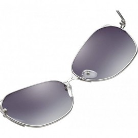 Butterfly Sunglasses of Women's Polarized Antiglare Anti-ultraviolet Fishing Driving Glasses Butterfiy Metal Frame - Blue - C...