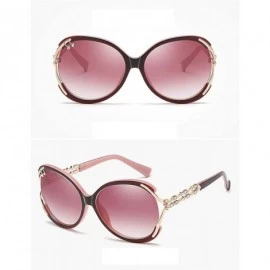 Sport Classic style Rectangle Crystal Legs Sunglasses for Women PC UV400 Sunglasses - Pink - CP18SZUDR5I $13.62