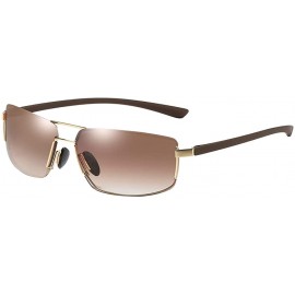 Sport Men Women Metal Vintage Polarized Sunglasses Driving Fishing Glasses UV400 - 5 - CH190HKTYWT $26.39