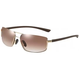 Sport Men Women Metal Vintage Polarized Sunglasses Driving Fishing Glasses UV400 - 5 - CH190HKTYWT $11.88