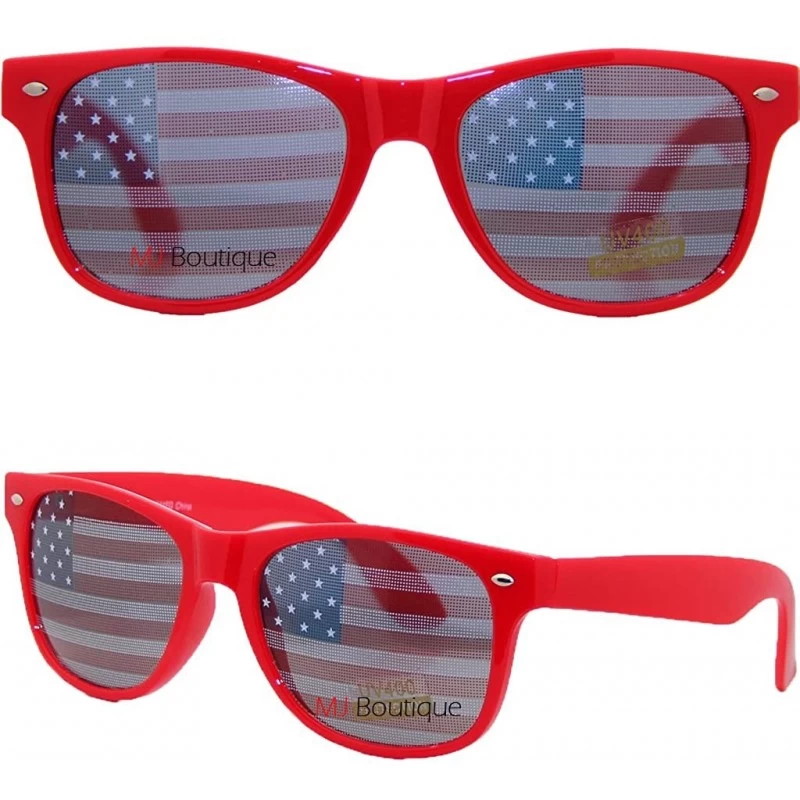 Round Men Women Sunglasses Pop Color Frame Mirror Lens Gift Box Set - Style 14 - CB11E0CIH29 $7.59