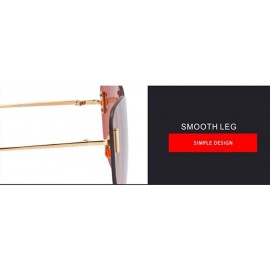 Aviator 2019 new sunglasses- women's one-piece sunglasses striped color film sunglasses - D - CD18SMT7KXC $33.72
