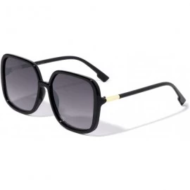 Square Round Square Fashion Sunglasses - Smoke - CD1972E8CGL $27.72
