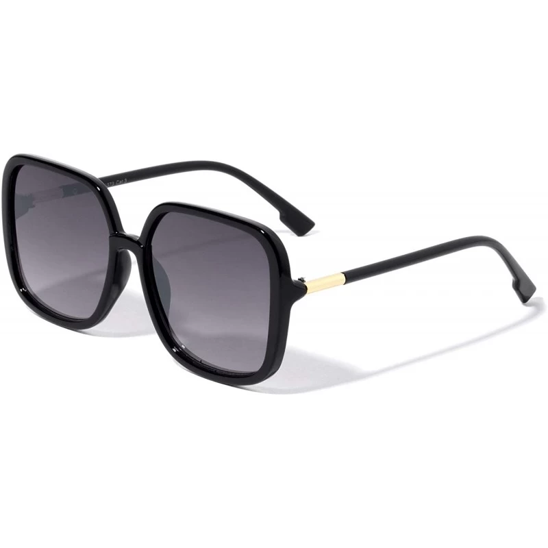 Square Round Square Fashion Sunglasses - Smoke - CD1972E8CGL $16.56