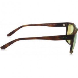 Sport Men's Mirrored AN4231-21528N-57 Brown Rectangle Sunglasses - CE12N1QZAF8 $50.22