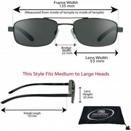 Aviator Reading Glasses Tinted Full Lens Sun Readers Pilot Square Aviator NOT BIFOCAL - Smoke + Smoke Combo - C7180I3MZWX $29.16