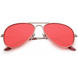 Aviator Retro Polarized Aviator Sunglasses for Men Women Metal Frame Sun Glasses UV400 Protection - C518NE5O7U6 $11.76