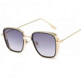 Square Luxury Kabir Singh India Movie Sunglasses Men Women Square Gold Frame Cool Shades Red Sun Glasses Male Female - CX198Z...