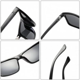 Oversized Polarized Sunglasses for Men Driving Mens Sunglasses Rectangular Vintage Sun Glasses For Men/Women - CV188C3CQO5 $1...