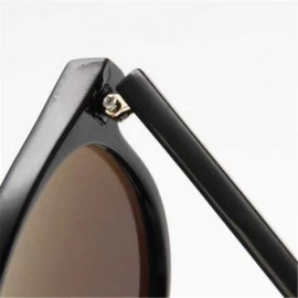 Oversized 2019 Classic Vintage Sunglasses Women Tea Eyeglasses Brand Designer Champagne - Teatea - CH18Y2NS5D3 $12.20