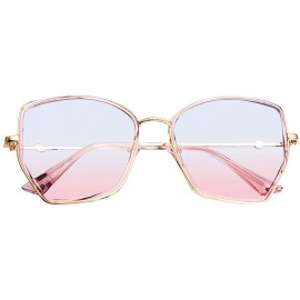 Goggle Polarized Sunglasses Vintage Round Sunglasses for Women/Men Classic Retro Designer Style - Gray - C018UE88K9N $21.54