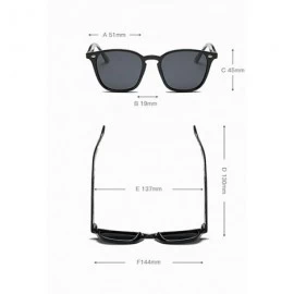 Square New Men's Polarized Sunglasses UV Protection Nearsighted Square Glasses 0 to - 6.0 Myopia Sunglasses - CC18ZCW8E6G $15.97