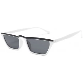 Square retro square sunglasses personality small frame glasses - C2 - CR18CYTAH4L $24.09