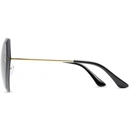 Goggle Frameless Goggles for Women Men Retro Sun Glasses UV Protection - Style4 - CJ18RSQ9OXA $7.23