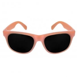 Wayfarer 12 Pack Fun Party Color Changing Sport Horn Rimmed Frame Sunglasses UV Protective Lens 5402DA - Milk-peach - C018GTY...