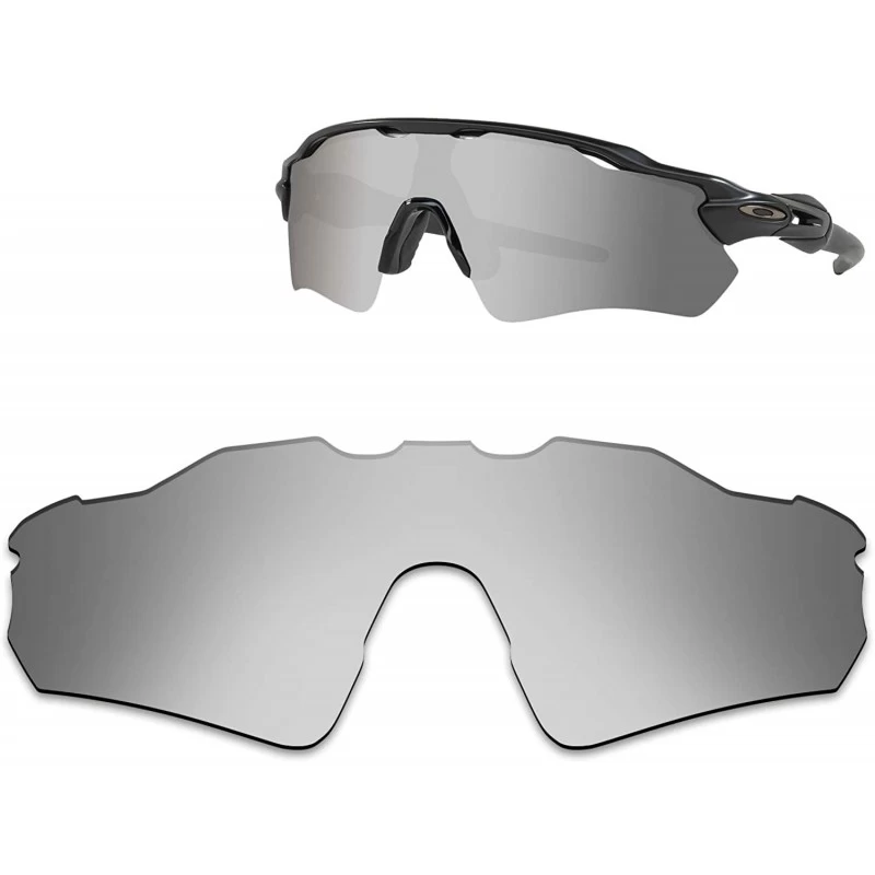 Rectangular Anti-fading Polarized Replacement Lenses Radar EV Path Sunglasses - Charm Silver - Polarized - C4180O8R2XD $12.65