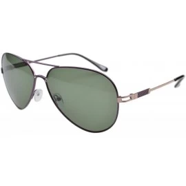 Wrap Stainless Steel Frame Pilot Polarized Sunglasses Men Women - Purple - C211P2OOQ65 $9.56