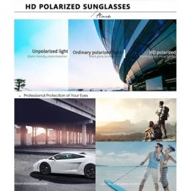 Rimless Polarized Sunglasses for Men or Women Classic Frame Driving Classic Retro Designer Sun glasses 100% UV Blocking - CP1...