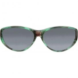 Wrap Polarized Fitover Sunglasses - Emerald Demi - C818E9YIWXK $63.53
