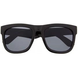 Oversized Oversized Thick Framed Large Vintage Fashion Sunglasses - Gloss Black - CJ11E61PQ23 $10.85