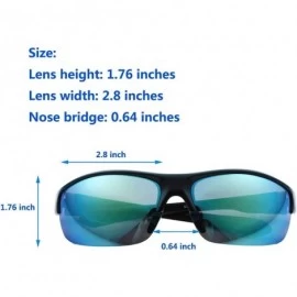 Sport UV400 Protection Sunglasses Men Women Sports Driving Fishing Travel Sunglasses with Super Lightweight Frame - C718W54SD...