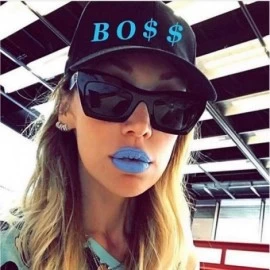 Aviator 2019 New Square Sunglasses Women Italy Luxury Brand Designer Women BrightBlack - Red - CW18XGGMT8Q $9.83