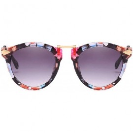 Cat Eye Cat Eye Sunglasses Women Sun Glasses Vintage Shades For Women Sunglass Ladies Flowers Sunglasses - C5 - CC18W0ELKHC $...