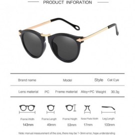 Cat Eye Cat Eye Sunglasses Women Sun Glasses Vintage Shades For Women Sunglass Ladies Flowers Sunglasses - C5 - CC18W0ELKHC $...