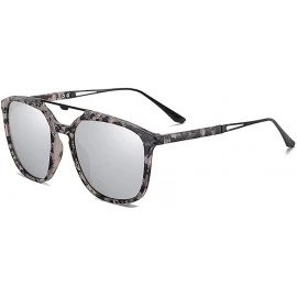 Oval Classic Aviator Sunglasses Unisex-Matte Polarized Shade Glasses-Rimless Goggle - A - CB190ECNKK5 $57.14