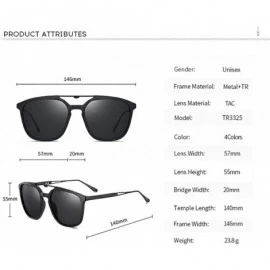 Oval Classic Aviator Sunglasses Unisex-Matte Polarized Shade Glasses-Rimless Goggle - A - CB190ECNKK5 $38.35