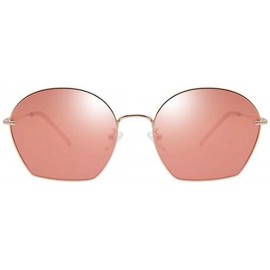 Aviator Men's Polarized Stainless Steel Frame Sunglasses - Gradient Sunglasses Lightweight Frame - D - CN18RYE5ELQ $104.62