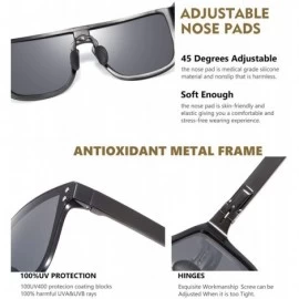 Sport Rimless Mirrored Sunglasses One Piece Frameless Eyeglasses Men Women- Oversizd Lens-Al-Mg Metal Unbreakable Frame - C01...