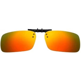 Goggle Polarized Sunglasses Fishing Eyewear - Red - C3194M7QCNZ $24.30