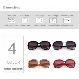 Goggle Square Sunglasses for Women Oversized Polarized Sun Glasses Fashion Brand Designer Inspired Shades-FZ45 - C018N0D56ZZ ...