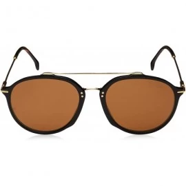 Sport Men's 171/S Round Sunglasses - Black/Brown Gold - CK18H5GL82L $73.93